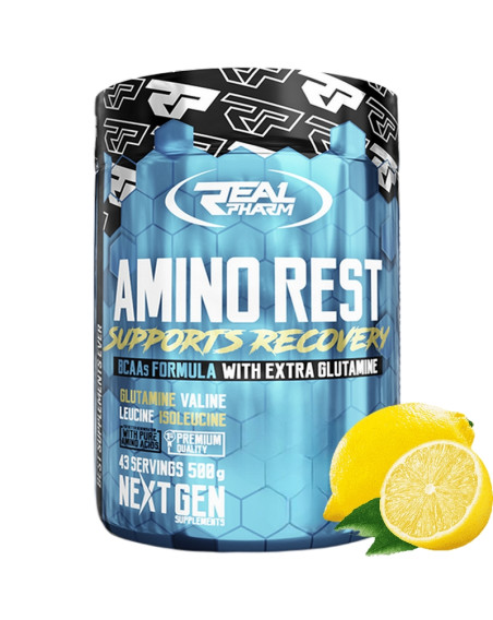 REAL PHARM Amino Rest 500 g cytryna w Pakuj ZDROWIE Gdańsk Wrzeszcz