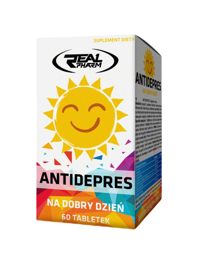 Kartonik REAL PHARM Antidepres 60 tabs w Pakuj ZDROWIE Gdańsk Wrzeszcz