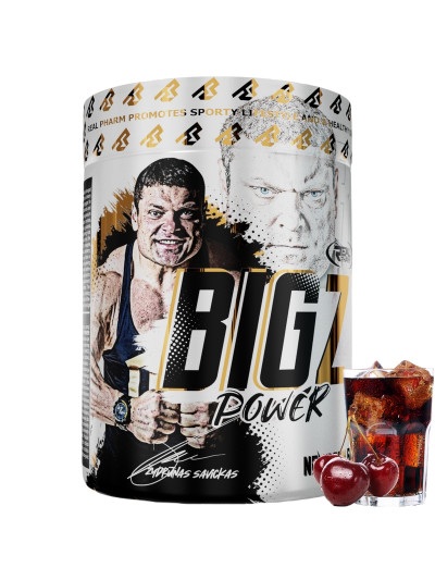 REAL PHARM Big Z Power 500 g cola z wiśnią w Pakuj ZDROWIE Gdańsk Wrzeszcz