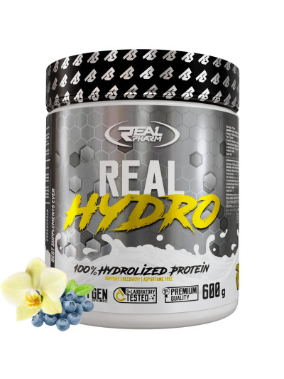 REAL PHARM Real Hydro 600 g wanilia-jagoda w Pakuj ZDROWIE Gdańsk Wrzeszcz