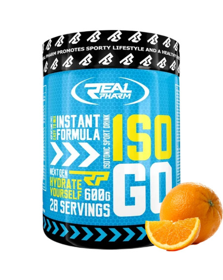 REAL PHARM Iso GO 600 g pomarańcz w Pakuj ZDROWIE Gdańsk Wrzeszcz