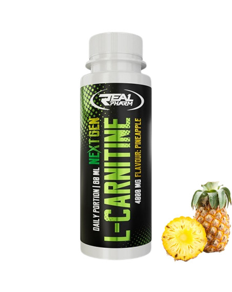 REAL PHARM L-Carnitine Shot 80 ml ananas w Pakuj ZDROWIE Gdańsk Wrzeszcz