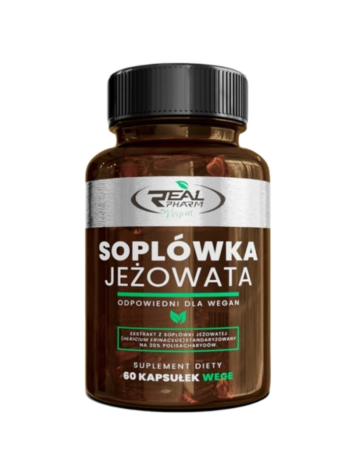 REAL PHARM Soplówka Jeżowata 60 vcaps w Pakuj ZDROWIE Gdańsk Wrzeszcz