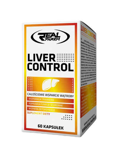 Kartonik REAL PHARM Liver Control 60 caps w Pakuj ZDROWIE Gdańsk Wrzeszcz