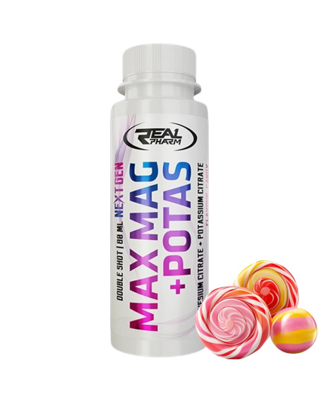 REAL PHARM Max Mag+Potas Shot 80 ml landrynka w Pakuj ZDROWIE Gdańsk Wrzeszcz
