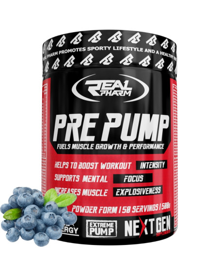 REAL PHARM Pre Pump 500 g jagoda w Pakuj ZDROWIE Gdańsk Wrzeszcz