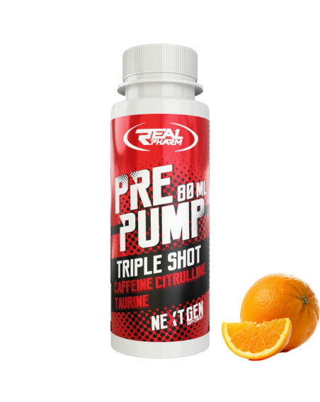 REAL PHARM Pre Pump Shot 80 ml pomarańcz w Pakuj ZDROWIE Gdańsk Wrzeszcz