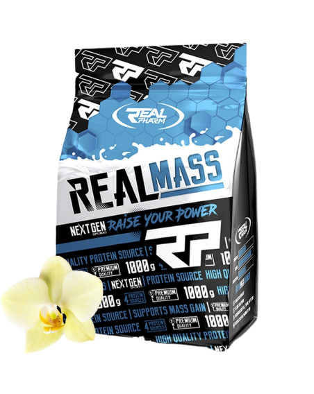 REAL PHARM Real Mass 1000 g wanilia w Pakuj ZDROWIE Gdańsk Wrzeszcz