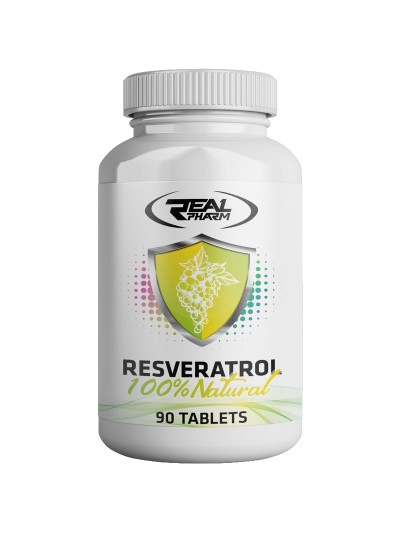 Opakowanie REAL PHARM Resveratrol 90 tabs w Pakuj ZDROWIE Gdańsk Wrzeszcz