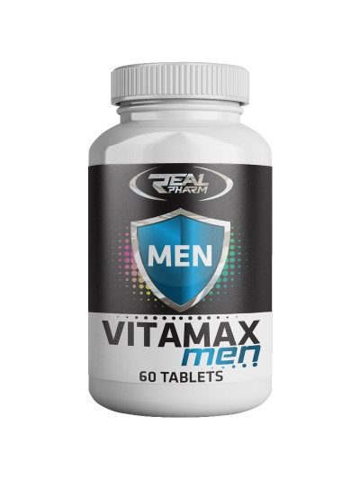 Opakowanie REAL PHARM Vitamax MEN 60 tabs w Pakuj ZDROWIE Gdańsk Wrzeszcz