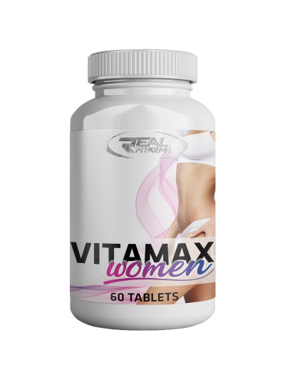 Opakowanie REAL PHARM Vitamax WOMEN 60 tabs w Pakuj ZDROWIE Gdańsk Wrzeszcz