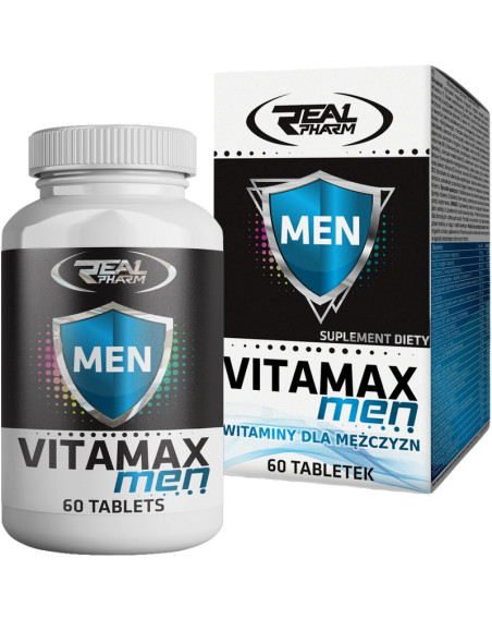 REAL PHARM Vitamax MEN 60 tabs w Pakuj ZDROWIE Gdańsk Wrzeszcz