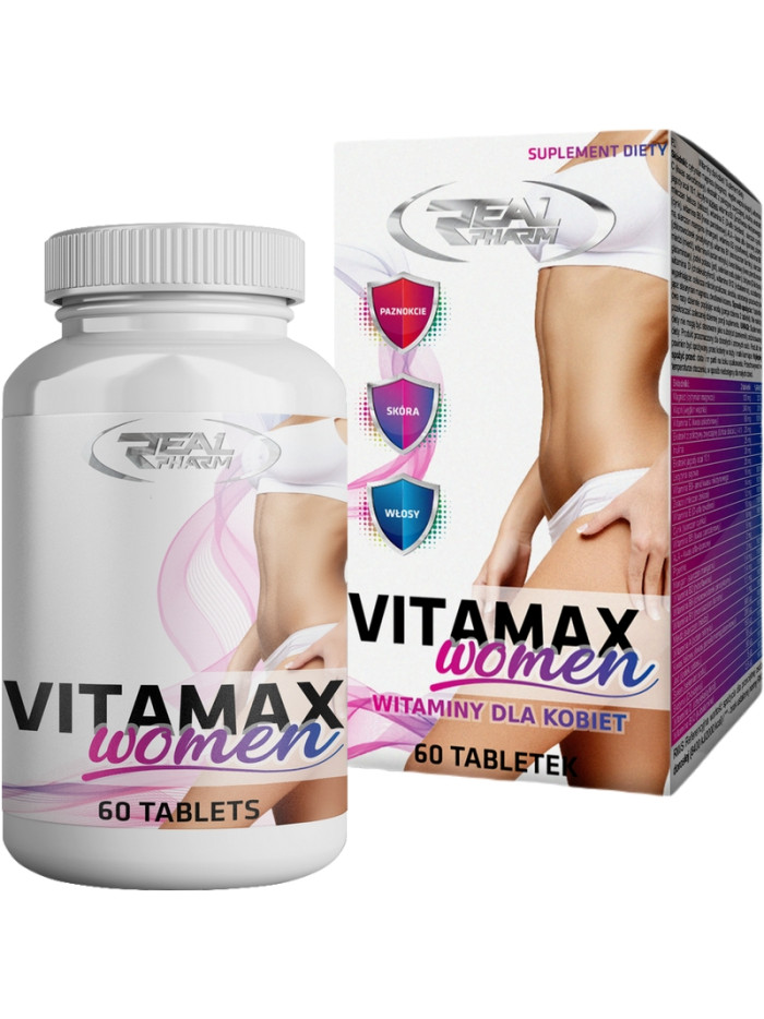 REAL PHARM Vitamax WOMEN 60 tabs w Pakuj ZDROWIE Gdańsk Wrzeszcz