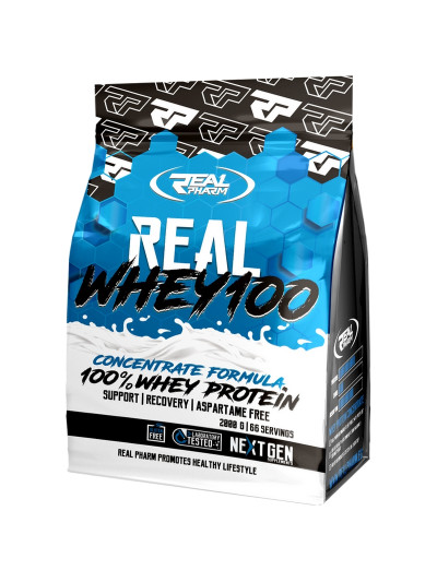 REAL PHARM Real Whey 100 2000 g w Pakuj ZDROWIE Gdańsk Wrzeszcz