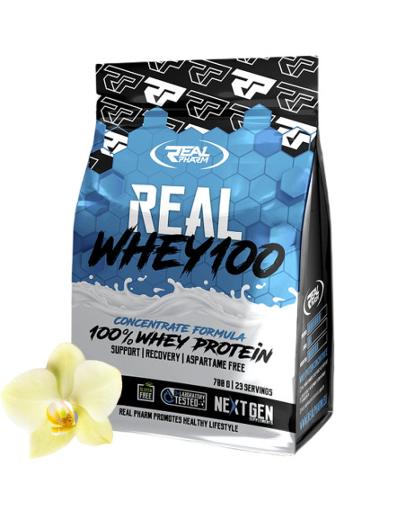 REAL PHARM Real Whey 100 700 g wanilia w Pakuj ZDROWIE Gdańsk Wrzeszcz
