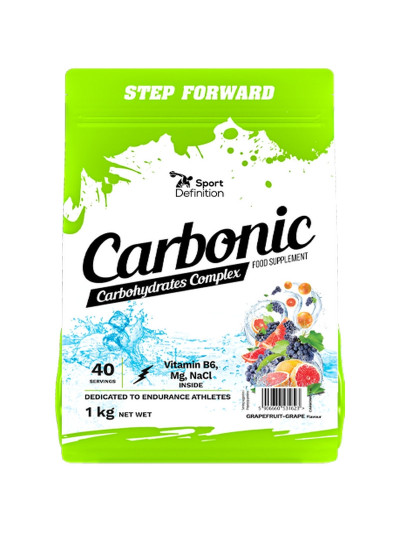 Przód SPORT DEFINITION Carbonic 1000 g grejpfrut-winogrono w Pakuj ZDROWIE Gdańsk Wrzeszcz