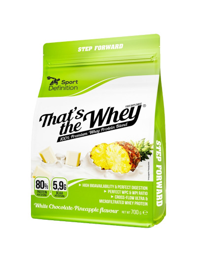 SPORT DEFINITION That's the Whey 700 g ananas-biała czekolada w Pakuj ZDROWIE Gdańsk Wrzeszcz