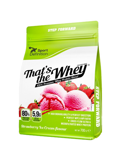 SPORT DEFINITION That's the Whey 700 g lody truskawkowe w Pakuj ZDROWIE Gdańsk Wrzeszcz