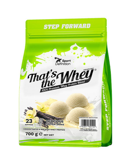 SPORT DEFINITION That's the Whey 700 g lody waniliowe NEW w Pakuj ZDROWIE Gdańsk Wrzeszcz