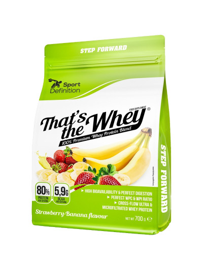SPORT DEFINITION That's the Whey 700 g truskawka-banan w Pakuj ZDROWIE Gdańsk Wrzeszcz