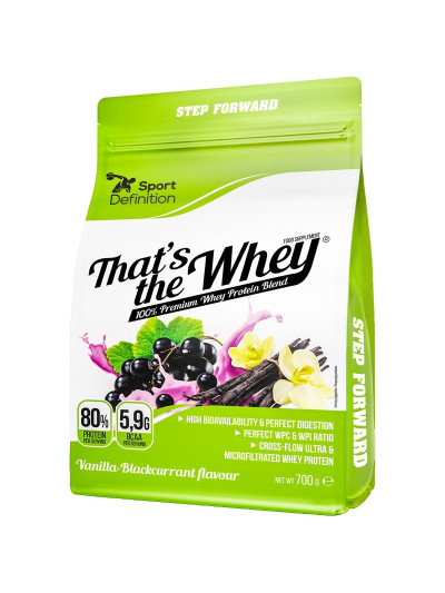 SPORT DEFINITION That's the Whey 700 g wanilia z czarną porzeczką w Pakuj ZDROWIE Gdańsk Wrzeszcz
