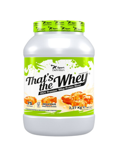 SPORT DEFINITION That's the Whey 2270 g słony karmel w Pakuj ZDROWIE Gdańsk Wrzeszcz