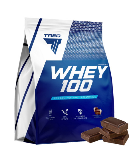TREC Whey 100 2275 g czekolada w Pakuj ZDROWIE Gdańsk Wrzeszcz
