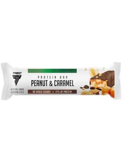 TREC Protein Bar 49 g peanut & caramel w Pakuj ZDROWIE Gdańsk Wrzeszcz