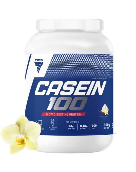 TREC Casein 100 600 g smak wanilia w Pakuj ZDROWIE Gdańsk Wrzeszcz
