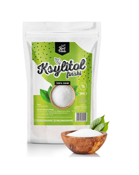 Real Foods Ksylitol fiński 500g | Pakuj ZDROWIE