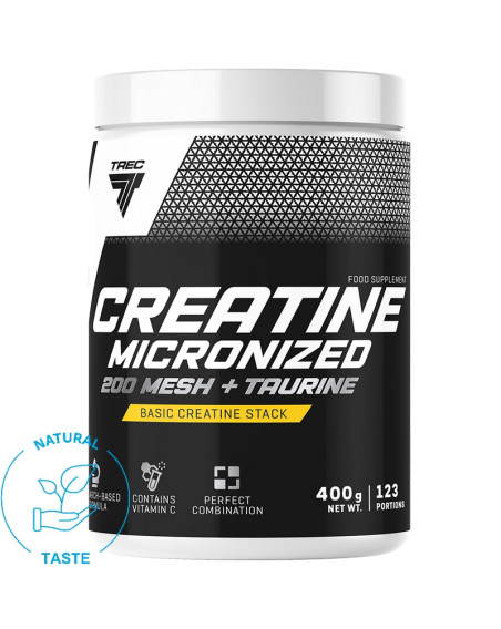 TREC Creatine Micronized 200 mesh + Taurine 400 g naturalny w Pakuj ZDROWIE Gdańsk Wrzeszcz