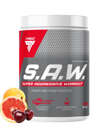 TREC S.A.W. Powder 400 g wiśnia-grejpfrut w Pakuj ZDROWIE Gdańsk Wrzeszcz