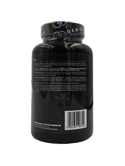 Tył GEN ONE Omega-3 Softgels 60 caps w sklepie Pakuj ZDROWIE Gdańsk Wrzeszcz