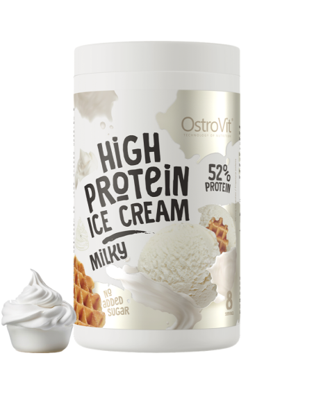 Smak OSTROVIT High Protein Ice Cream 400 g śmietankowy w sklepie Pakuj ZDROWIE Gdańsk Wrzeszcz