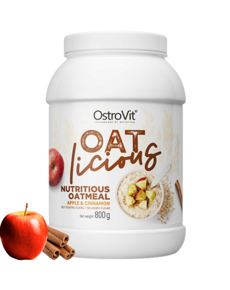 Smak OSTROVIT Oat My Day 800 g jabłko-cynamon w sklepie Pakuj ZDROWIE Gdańsk Wrzeszcz