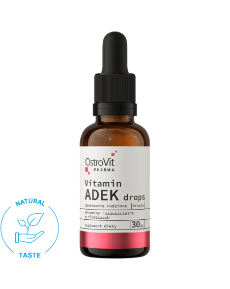 Smak OSTROVIT Pharma Vitamin ADEK drops 30 ml w sklepie Pakuj ZDROWIE Gdańsk Wrzeszcz