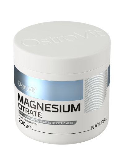 Przód OSTROVIT Magnesium Citrate 200 g natural w sklepie Pakuj ZDROWIE Gdańsk Wrzeszcz