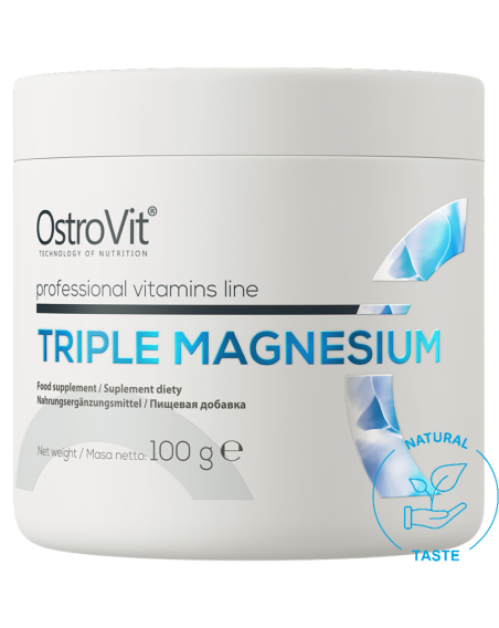 OSTROVIT Triple Magnesium 100 g naturalny w sklepie Pakuj ZDROWIE Gdańsk Wrzeszcz