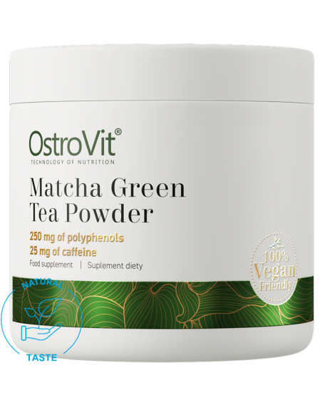 OSTROVIT Matcha Green Tea Powder 100 g naturalny w sklepie Pakuj ZDROWIE Gdańsk Wrzeszcz