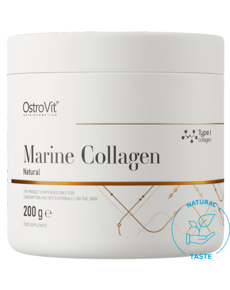 OSTROVIT Marine Collagen 200 g naturalny w sklepie Pakuj ZDROWIE Gdańsk Wrzeszcz