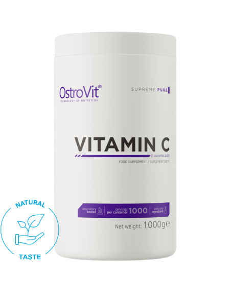 OSTROVIT Vitamin C 1000 g naturalny w sklepie Pakuj ZDROWIE Gdańsk Wrzeszcz