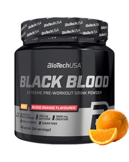 BIOTECH Black Blood NOX+ 340 g blood orange w sklepie Pakuj ZDROWIE Gdańsk Wrzeszcz