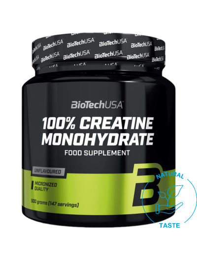BIOTECH 100% Creatine Monohydrate 500 g naturalny w sklepie Pakuj ZDROWIE Gdańsk Wrzeszcz