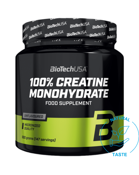 BIOTECH 100% Creatine Monohydrate 500 g naturalny w sklepie Pakuj ZDROWIE Gdańsk Wrzeszcz