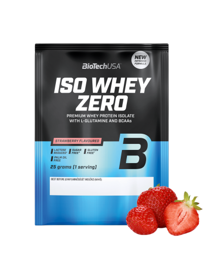 BIOTECH Iso Whey Zero 25 g truskawka w sklepie Pakuj ZDROWIE Gdańsk Wrzeszcz