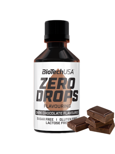 BIOTECH Zero Drops 50 ml ciemna czekolada w sklepie Pakuj ZDROWIE Gdańsk Wrzeszcz