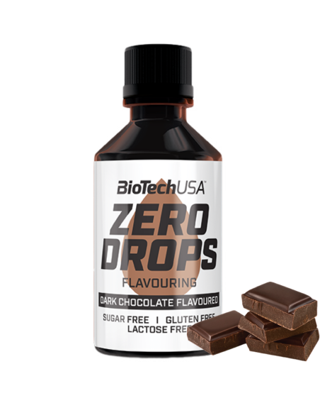 BIOTECH Zero Drops 50 ml ciemna czekolada w sklepie Pakuj ZDROWIE Gdańsk Wrzeszcz