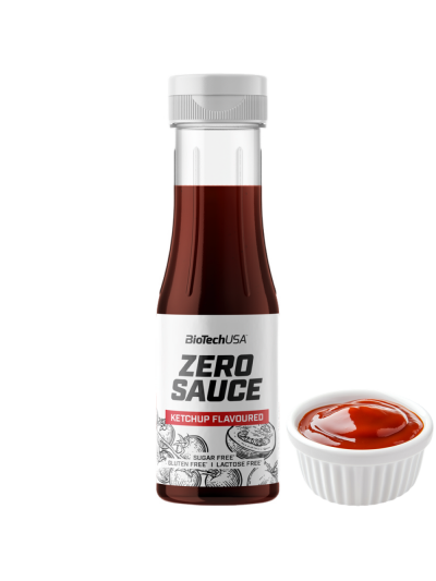 BIOTECH Zero Sauce 350 ml ketchup w sklepie Pakuj ZDROWIE Gdańsk Wrzeszcz