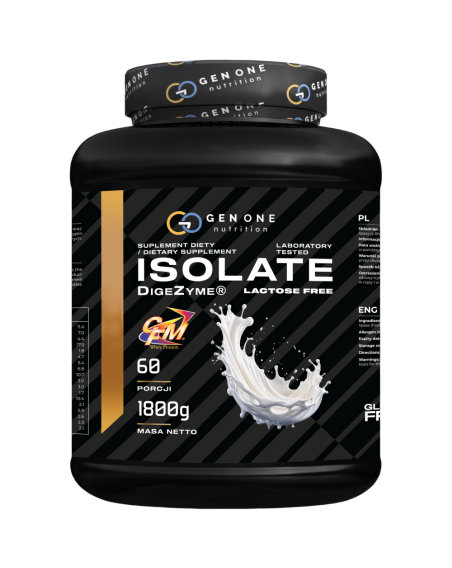 GEN ONE Isolate Lactose Free 1800 g w sklepie Pakuj ZDROWIE Gdańsk Wrzeszcz