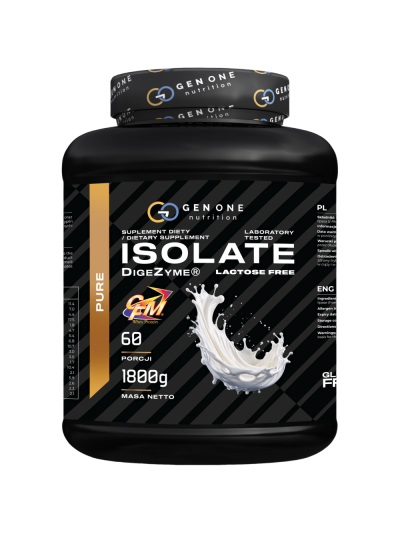 GEN ONE Isolate Lactose Free 1800 g pure w sklepie Pakuj ZDROWIE Gdańsk Wrzeszcz